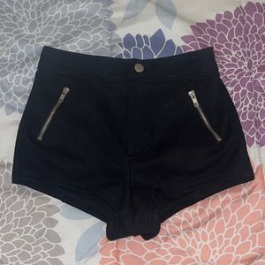 Forever 21 high waisted black shorts